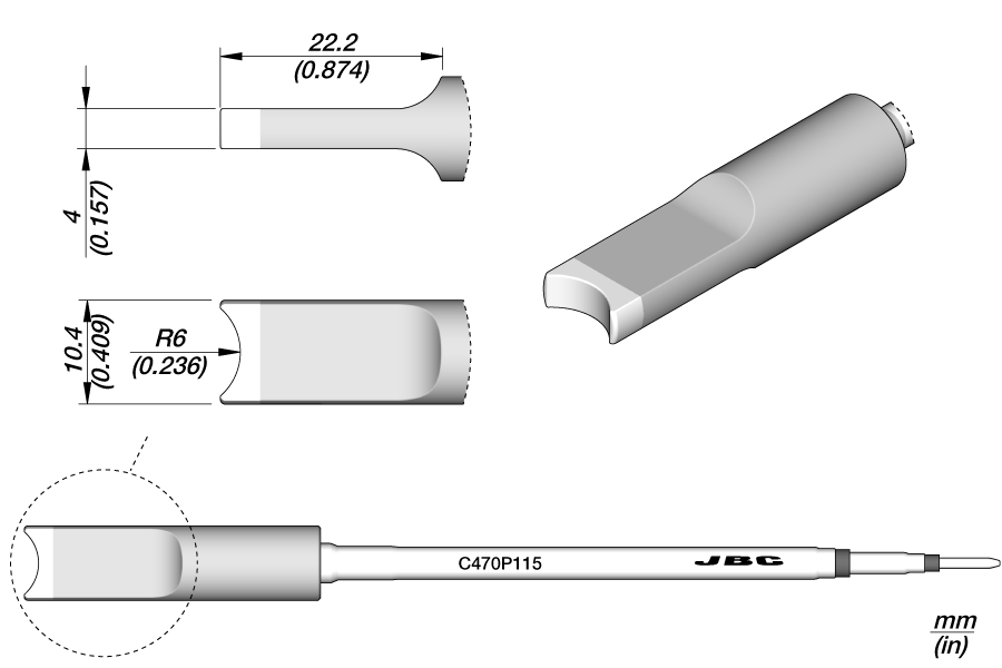 C470P115 - Pin / Connector Cartridge R6